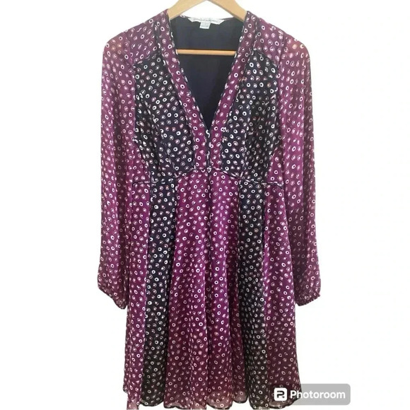 Diane Von Furstenberg DVF Ivette Silk Dress - Picture 1 of 9